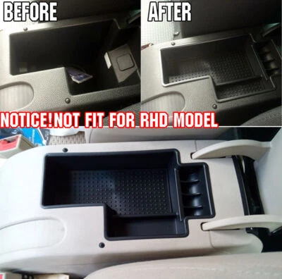 Bandeja organizadora de caja de almacenamiento reposabrazos consola central ABS para Skoda Superb 2009-2015 Foto 1 de 3