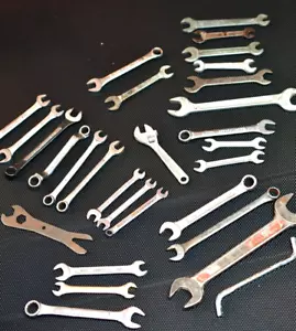 Vintage Wrench Set Made in USA Forged Steel Williams & other open end lot 30 pcs - Picture 1 of 6