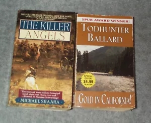 The Killer Angels, Shaara ,Gold In California! Ballard 2 Western & Civil War pbs - Bild 1 von 1