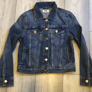 Macy's On 34th Womens Blue Denim Jean Jacket Size S New Without Tag - Picture 1 of 10