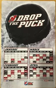 NJ New Jersey Devils 2012-2013 horario magnético SGA imán Martin Brodeur - Imagen 1 de 4
