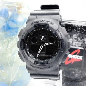 CASIO G SHOCK GA 100 1A1DR Black Analog Digital Watch Big Case Japan Model - Picture 1 of 12
