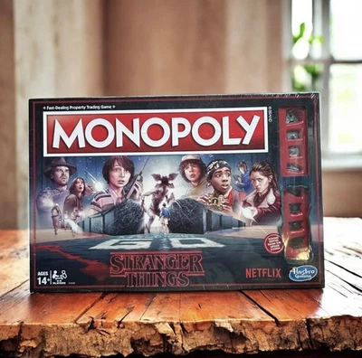 Hasbro Monopoly : Netflix Stranger Things Board Game New Sealed 2017 - Image 1 of 2