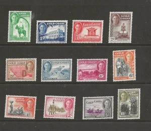 GOLD COAST (2807) KGV1 X 1948 SG135-45 DEFINITIVE PART SET TO 10/- M/M - Picture 1 of 1