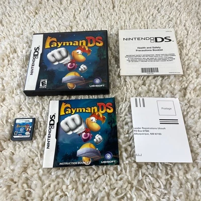 Rayman DS (Nintendo DS, 2005) Complete in Box CIB Tested - Image 1 of 4