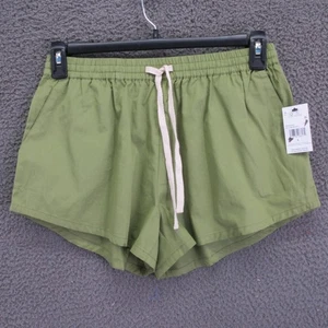 Billabong Pfeifenleine Short Damen klein grün Kordelzug 100% Baumwolle Freizeit Neu - Bild 1 von 8