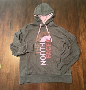 The North Face Women’s Size Large Gray Pullover Hoodie Hooded Sweatshirt - Picture 1 of 6