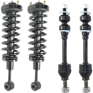 Loaded Strut and Sway Bar Link Kit For 2005-08 Ford F-150 2006-08 Mark LT Front - Picture 1 of 12