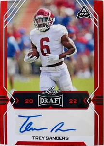 Autógrafos Leaf Draft 2022 #BA-TS1 Trey Sanders rojo automático - Imagen 1 de 2