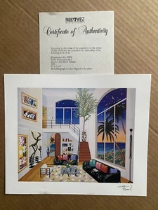 Interior Fanch con tres seriolitografía de placa firmada Matisse 1999 con certificado de autenticidad - Imagen 1 de 9