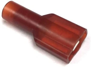 TERMINAL DE DESCONEXIÓN RÁPIDA MACHO TOTALMENTE AISLADO NYLON .25" ROJO 22-18g#403-100PK - Imagen 1 de 1