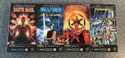 Star Wars Serie Negra 50 Aniversario Serie de Cómics Juego Completo de 4 Foto 1 de 4