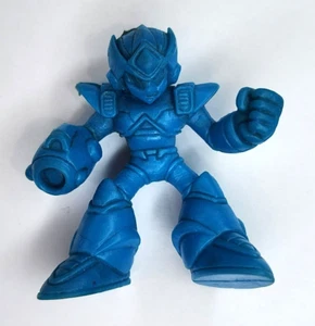 Mega Man Rockman 1.5" Mega Man X MAX Dark Blue Rubber Keshi Figure Bandai - Picture 1 of 3