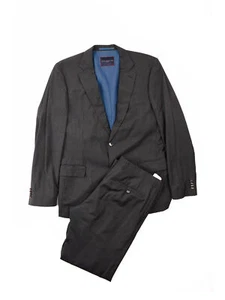 Tommy Hilfiger Classic Grey Single-Breasted Mid-Length Suit Size: L 52 - Picture 1 of 10