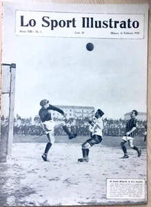 LO SPORT ILLUSTRATO 1920 INAUGURAZIONE VIAREGGIO VERCELLI CROSS BOVISA GARDENA - Imagen 1 de 1
