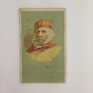 R.S.I. Stampa, cartolina, carta litografica Giuseppe Garibaldi - rara fine '800 - Picture 1 of 2