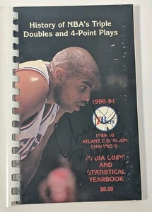1990-91 Philadelphia 76ers Basketball Yearbook Guide Charles Barkley HANDSIGNIERT - Bild 1 von 8