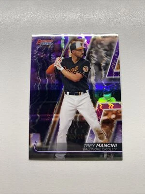 Trey Mancini 2020 Bowman's Best Purple Refractor /250 Baltimore Orioles 58 - Image 1 of 2