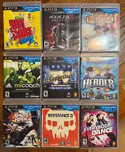 Lote de juegos PS3 MOVE (9 juegos) - Imagen 1 de 1