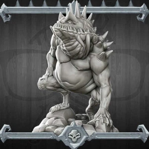 Hezrou | Daemon | Hydrodaemon | Toad Fiend | Miniatura para juegos de mesa como D - Imagen 1 de 3