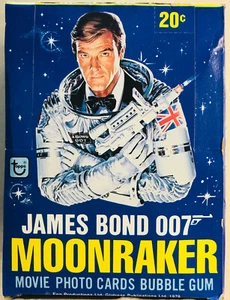 James Bond's MOONRAKER +36x Wax Packs (Topps 1979) * LIGHT BLUE BOX VARIANT - Bild 1 von 7