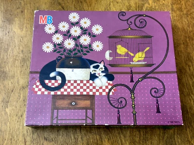 NEW Charles Wysocki CAT & CANARIES 500 PC PUZZLE Sealed / Complete 1986 Vintage - Image 1 of 4