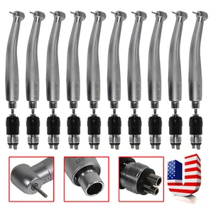 10 X Yabang Dental High Speed Handpiece with 4H Quick Coupler fit NSK USA - Picture 1 of 12