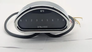 Electronic Digital Speedometer Tachometer Indicator For Harley Chopper UNTESTED - Picture 1 of 17
