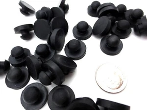 1/4" Grommet Bumper Rubber Stem Grip Pad Fits 1/4" Hole 1/8" Panel, 9/16" OD Pad - Picture 1 of 12