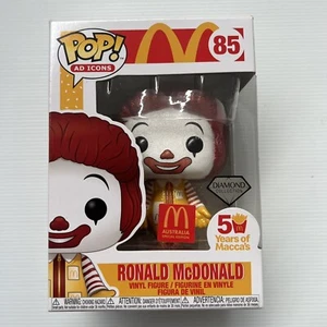 Funko Pop Vinyl Ronald McDonald No. 85 Diamond Collection Special Edition - Picture 1 of 6