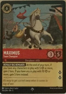 Maximus, Team Champion Regular - 105/204, Lorcana Shimmering Skies - Picture 1 of 1