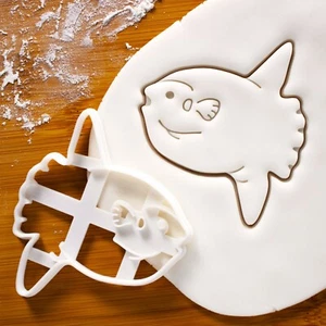 Sunfish cookie cutter - nautical ocean scuba diving diver marine biology mola - Picture 1 of 4