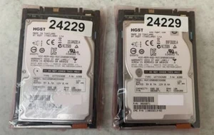 Lot/2 HGST EMC HUC109060CSS600 SAS 2.5" 600GB 10K 0B26071 118033213-01 & -02 HDD - Picture 1 of 5