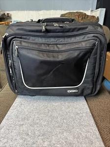 OGIO Executive Wheeled Briefcase Laptop Travel Bag-Black Carry-On/Messenger Bag - Picture 1 of 12