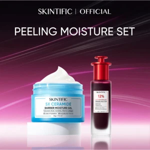 SKINTIFIC - Peeling Moisture Set (Acid Peeling Solution + Ceramide Moisturizer) - Picture 1 of 4