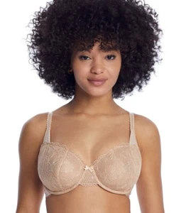 CHARNOS Cashmere Ophelia Underwire Balconette Bra, US 38F, UK 38E, NWOT - Picture 1 of 4