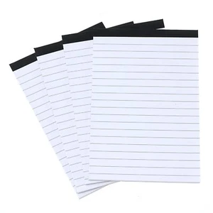 4 Pack Small Legal Pads 4x6 Inch Small Notepads White Pocket Memo Pads White ... - Picture 1 of 7