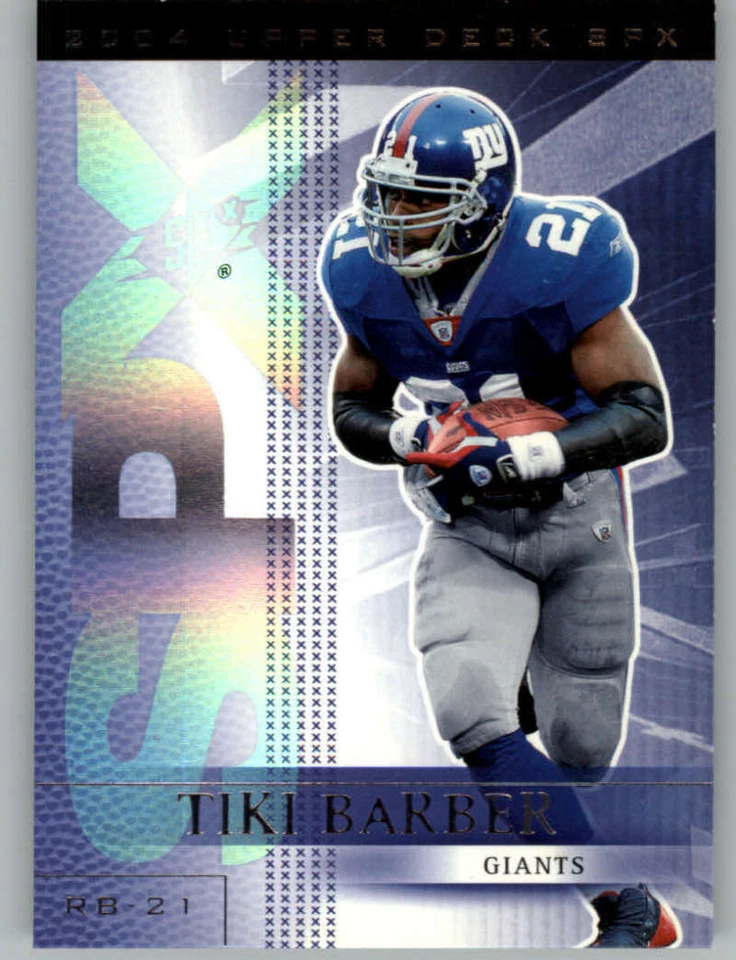 2004 SPx #65 Tiki Barber NM-MT NY Giants  - Image 1 of 1