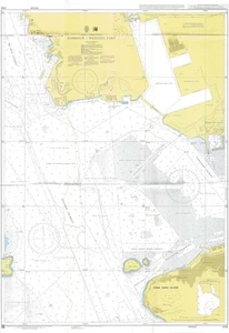Admiralität 4119 Hafen Westteil China Hongkong Karte Karte Marine Wandpapier - Bild 1 von 7