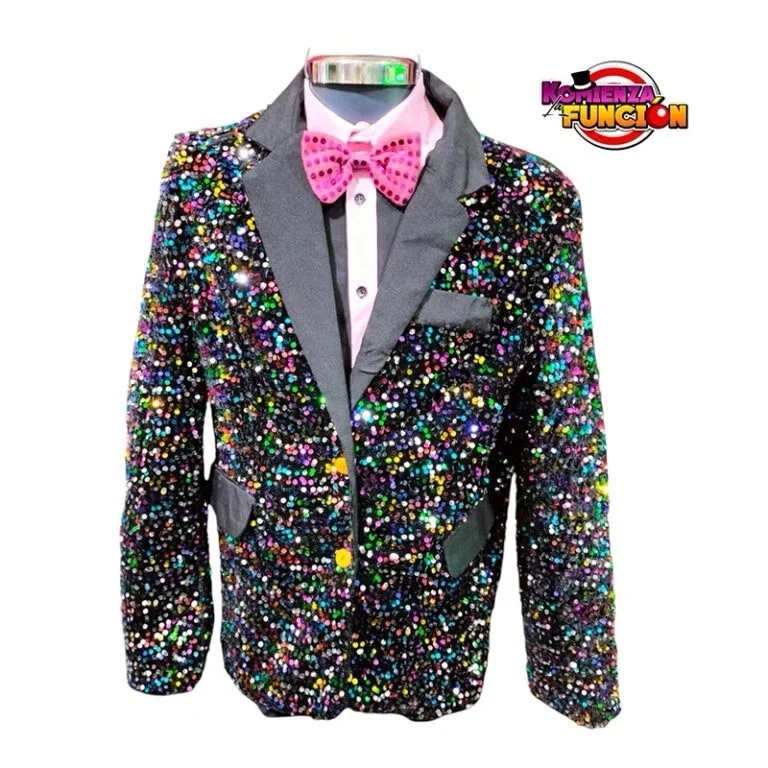 Mexican Professional Clown Suit Vest Theatre Adult Men’s Handmade In Mexico - image 1 of 1