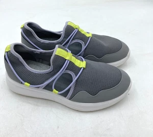Clarks Cloudsteppers Ezera grau Strick Slipper Sneaker Schuhe Damengröße 9 - Bild 1 von 9