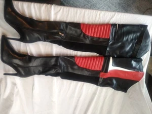 Crotchi Thigh High Boots 6 And 1/2 Us - Picture 1 of 10