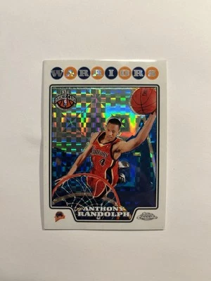 2008-09 Topps Chrome X-Fractor /288 Anthony Randolph #193 Rookie RC B4 - Image 1 of 3