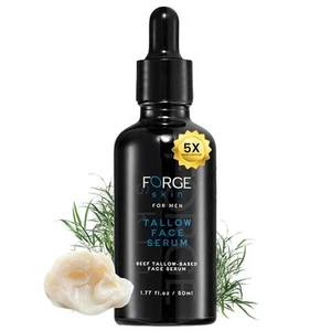 Forge Skin Men's Anti-Wrinkle Night Beef Tallow for Face Skin Care 1.77oz 08/27 - Picture 1 of 4