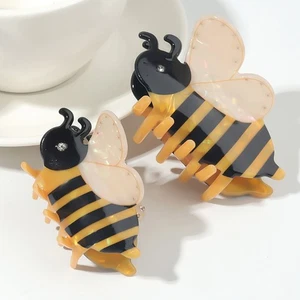 Sweet Design Cartoon Bee Hairpin Funny Kawaii Headdress Cute Claw Clip Gifts - Picture 1 of 7