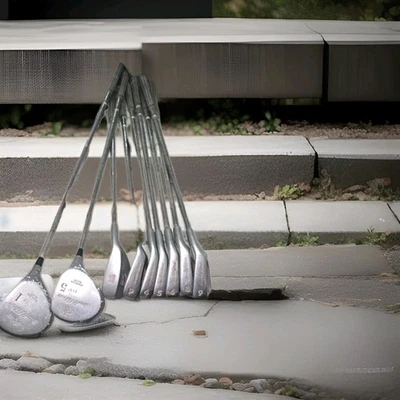 Juego de palos de golf Arnold Palmer vintage Swing Rite mano derecha Foto 1 de 4