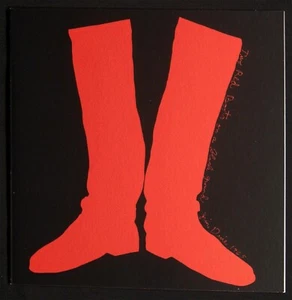1969 ZWEI ROTE STIEFEL JIM DINE SIEBDRUCK - Bild 1 von 4