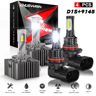 Faros LED HID altos y bajos + luz antiniebla para Mitsubishi Eclipse 2009-2012 Foto 1 de 4