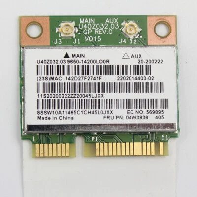 New WIFI Wireless BT4.0 Card for ThinkPad X140E E430 E530 E431 04W3836 04w3794 - Image 1 of 3