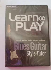 New & Sealed Learn 2 Play Blues Guitar Style Tutor PC CD-Rom Windows 95/98/ME XP - Picture 1 of 2